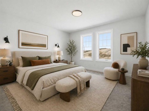 217 Bridgeport Gate, Chestermere, AB - Indoor Photo Showing Bedroom