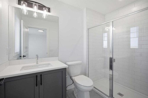 217 Bridgeport Gate, Chestermere, AB - Indoor Photo Showing Bathroom
