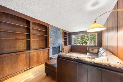 4804 Nordegg Crescent Nw, Calgary, AB - Indoor With Fireplace