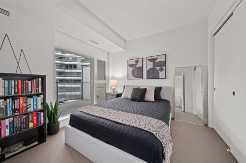 609-1025 5 Avenue Sw, Calgary, AB - Indoor Photo Showing Bedroom