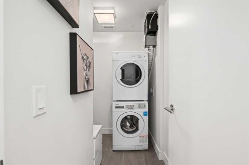 609-1025 5 Avenue Sw, Calgary, AB - Indoor Photo Showing Laundry Room