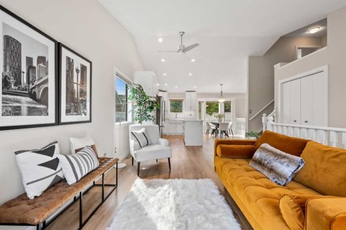 19 Macewan Meadow Crescent Nw, Calgary, AB - Indoor Photo Showing Living Room