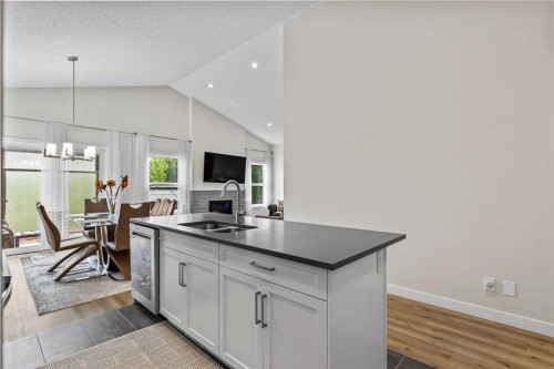 119 Walgrove Green Se, Calgary, AB - Indoor Photo Showing Kitchen With Double Sink