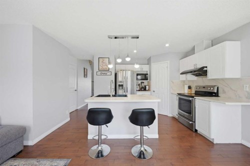 33 Saddlecrest Close Ne, Calgary, AB - Indoor Photo Showing Kitchen With Upgraded Kitchen
