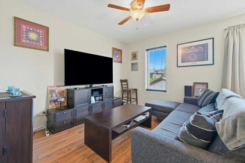 98 Elgin Meadows Circle Se, Calgary, AB - Indoor Photo Showing Living Room