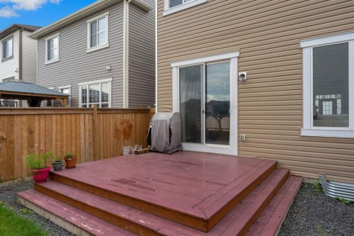 121 Osborne Common Sw, Airdrie, AB - Outdoor With Deck Patio Veranda With Exterior