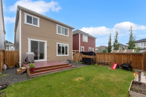 121 Osborne Common Sw, Airdrie, AB - Outdoor With Deck Patio Veranda