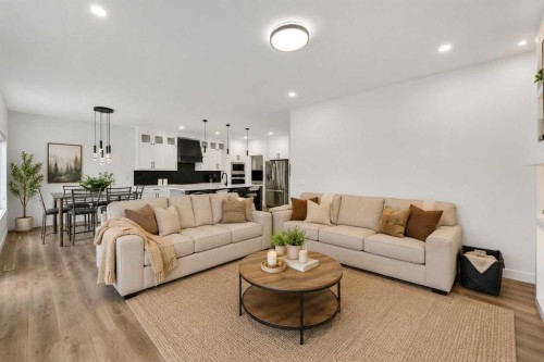 67 Lakes Estates Circle, Strathmore, AB - Indoor Photo Showing Living Room