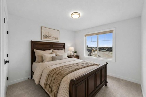 67 Lakes Estates Circle, Strathmore, AB - Indoor Photo Showing Bedroom