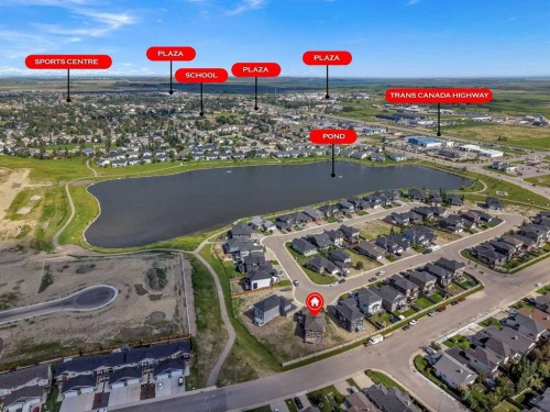 67 Lakes Estates Circle, Strathmore, AB -  With View