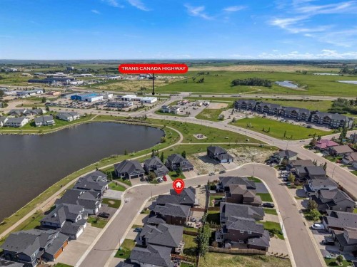 67 Lakes Estates Circle, Strathmore, AB - Outdoor With View