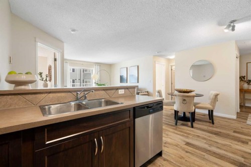 5209-69 Country Village Manor Ne, Calgary, AB - Indoor Photo Showing Kitchen With Double Sink