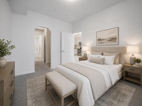 4309-215 Legacy Boulevard Se, Calgary, AB - Indoor Photo Showing Bedroom