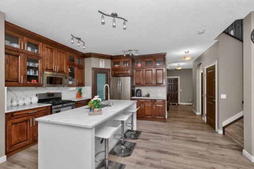 93 Skyview Shores Terrace Ne, Calgary, AB - Indoor Photo Showing Kitchen With Stainless Steel Kitchen