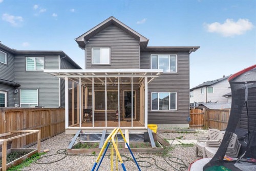 93 Skyview Shores Terrace Ne, Calgary, AB - Outdoor With Deck Patio Veranda With Exterior