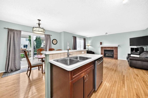 960 Copperfield Boulevard Se, Calgary, AB - Indoor With Fireplace
