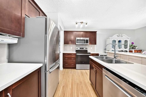 960 Copperfield Boulevard Se, Calgary, AB - Indoor Photo Showing Kitchen With Stainless Steel Kitchen With Double Sink