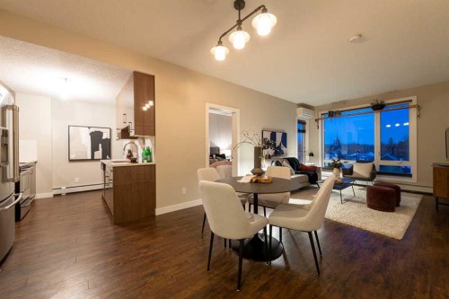 403-607 17 Avenue Nw, Calgary, AB - Indoor Photo Showing Dining Room