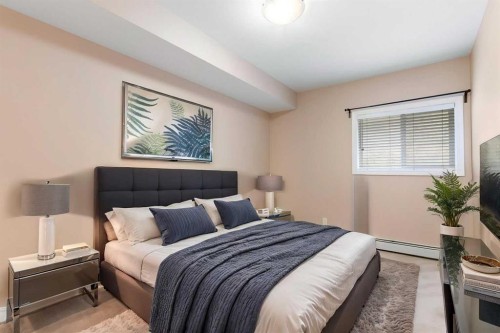 103-1606 4 Street Nw, Calgary, AB - Indoor Photo Showing Bedroom