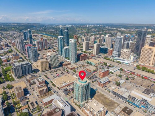 1102-788 12 Avenue Sw, Calgary, AB - Outdoor With View