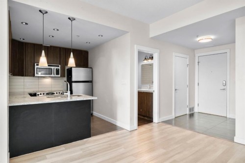 1102-788 12 Avenue Sw, Calgary, AB - Indoor Photo Showing Kitchen