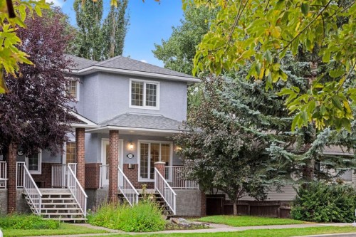 2323 5 Avenue Nw, Calgary, AB - Outdoor With Deck Patio Veranda With Facade
