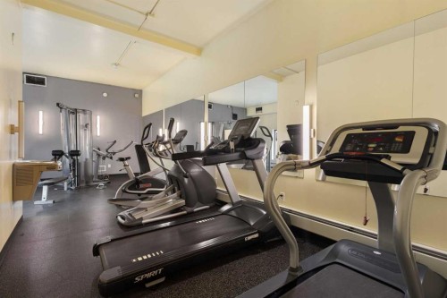 1210-221 6 Avenue Se, Calgary, AB - Indoor Photo Showing Gym Room