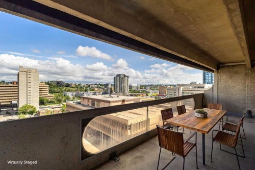 1210-221 6 Avenue Se, Calgary, AB - Outdoor With Balcony With Exterior