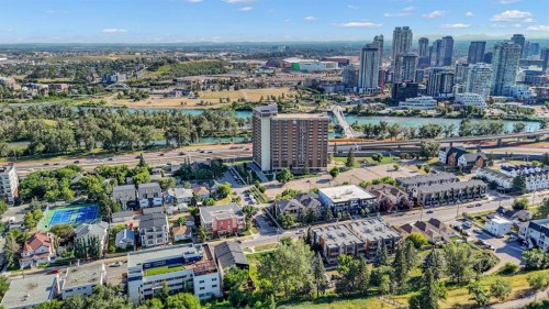 2-821 Mcdougall Road Ne, Calgary, AB - Outdoor With View