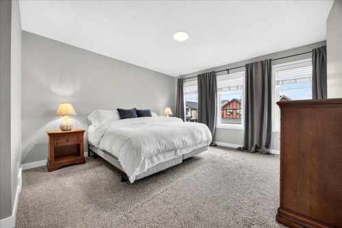 154 Masters Row Se, Calgary, AB - Indoor Photo Showing Bedroom