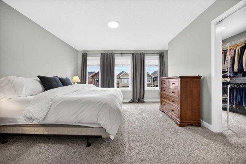 154 Masters Row Se, Calgary, AB - Indoor Photo Showing Bedroom