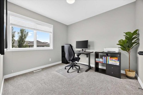 154 Masters Row Se, Calgary, AB - Indoor Photo Showing Office