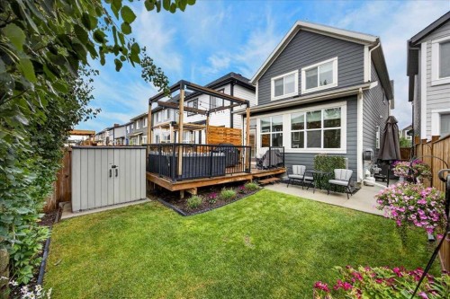 154 Masters Row Se, Calgary, AB - Outdoor With Deck Patio Veranda