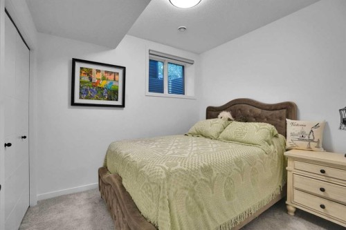 124-55 Fireside Circle, Cochrane, AB - Indoor Photo Showing Bedroom