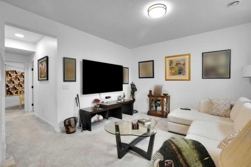 124-55 Fireside Circle, Cochrane, AB - Indoor Photo Showing Living Room