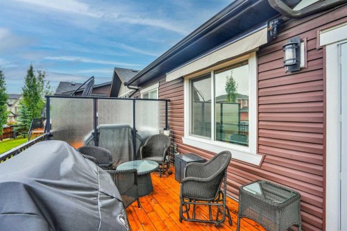 124-55 Fireside Circle, Cochrane, AB - Outdoor With Deck Patio Veranda With Exterior