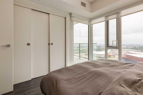 2802-1188 3 Street Se, Calgary, AB - Indoor Photo Showing Bedroom