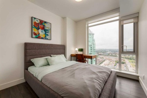 2802-1188 3 Street Se, Calgary, AB - Indoor Photo Showing Bedroom