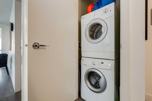 2802-1188 3 Street Se, Calgary, AB - Indoor Photo Showing Laundry Room