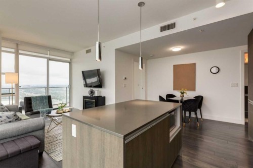 2802-1188 3 Street Se, Calgary, AB - Indoor Photo Showing Living Room
