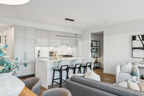 1004-1107 Gladstone Road Nw, Calgary, AB - Indoor Photo Showing Kitchen