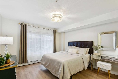 4108-155 Skyview Ranch Way Ne, Calgary, AB - Indoor Photo Showing Bedroom