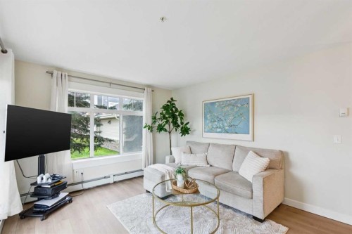 4108-155 Skyview Ranch Way Ne, Calgary, AB - Indoor Photo Showing Living Room