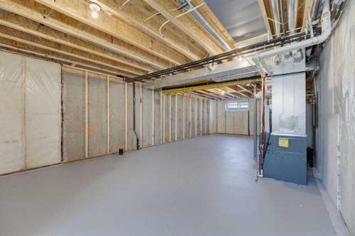 2465 Creeker Lane, Airdrie, AB - Indoor Photo Showing Basement