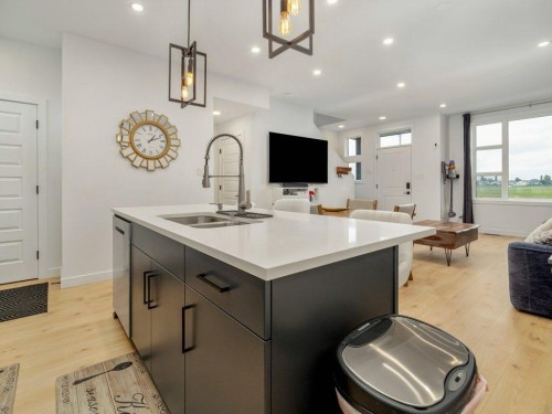 641 Blackwolf Boulevard North, Lethbridge, AB - Indoor Photo Showing Kitchen With Double Sink