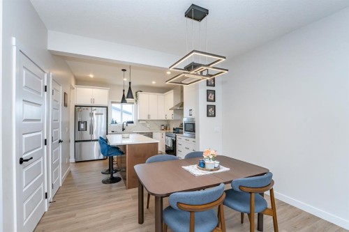 52 Lewiston Drive Ne, Calgary, AB - Indoor Photo Showing Dining Room