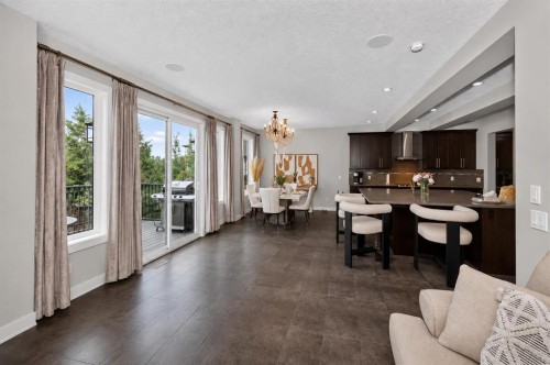 244 Mahogany Bay Se, Calgary, AB - Indoor Photo Showing Living Room