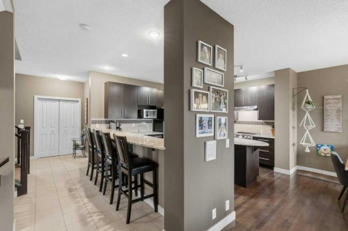 69 Everhollow Avenue Sw, Calgary, AB - Indoor Photo Showing Dining Room