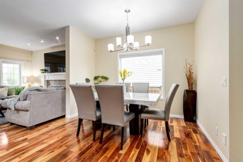 2620 Reunion Square Nw, Airdrie, AB - Indoor Photo Showing Dining Room