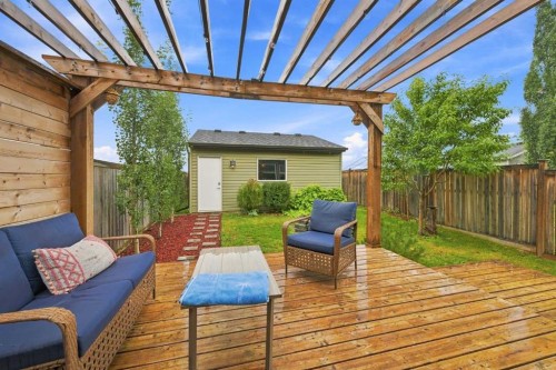 106 Autumn Crescent Se, Calgary, AB - Outdoor With Deck Patio Veranda With Exterior